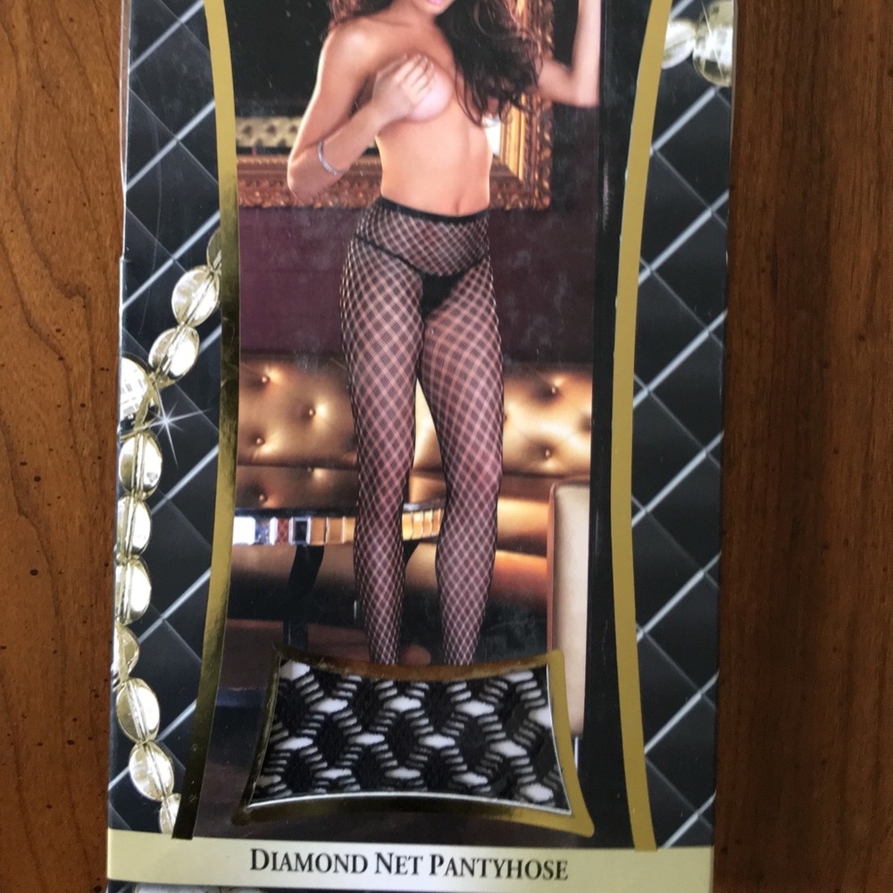 NIB Electric ⚡️ Lingerie Diamond Net Pantyhose 🥰